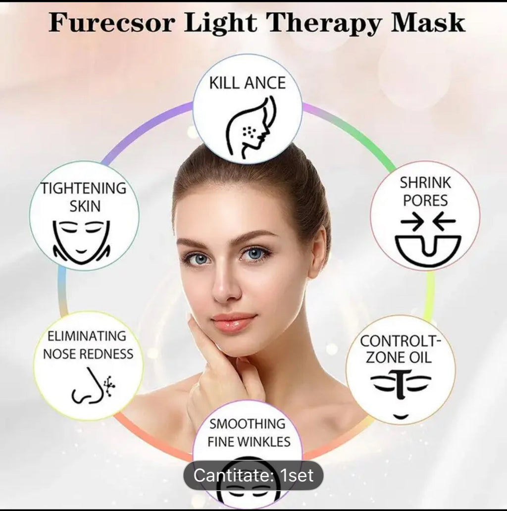 LED Therapy Mask PRO™ – 7-Color Facial & Neck Rejuvenation Device