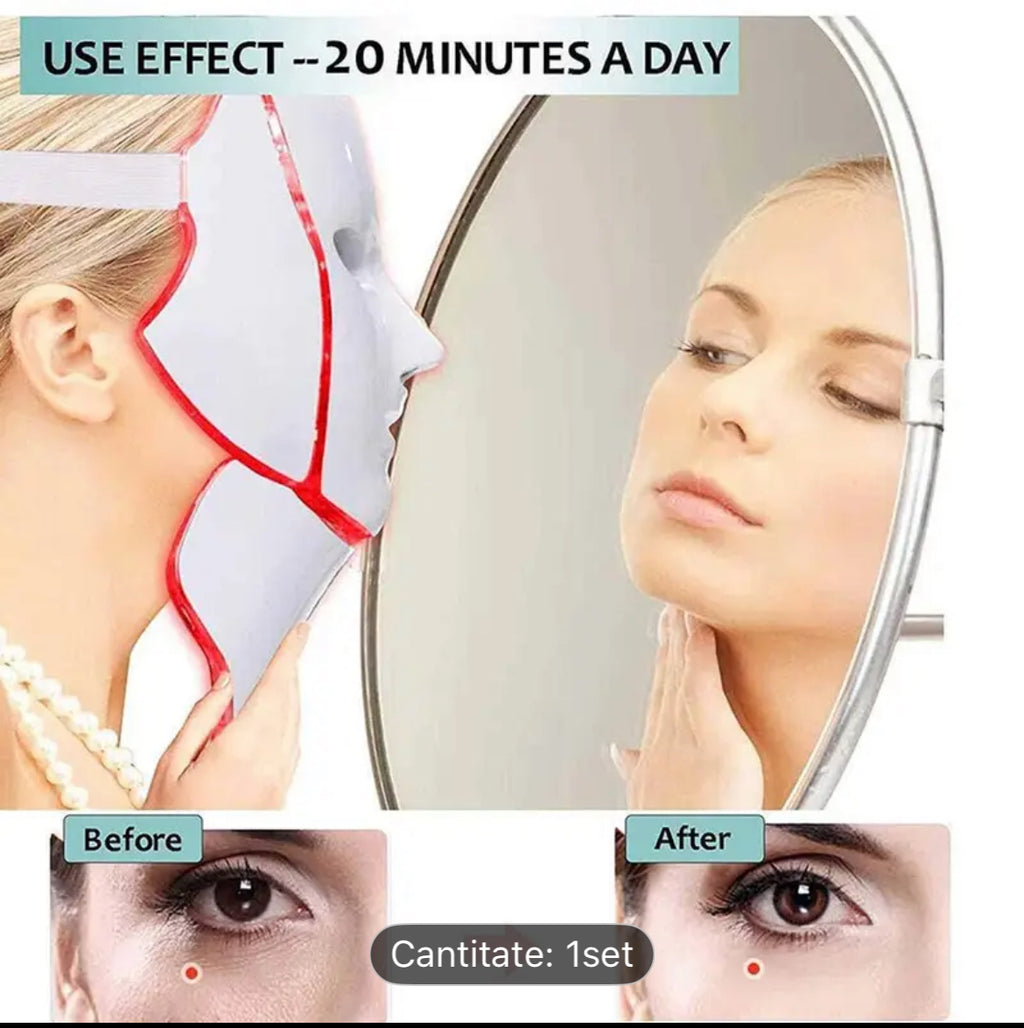 LED Therapy Mask PRO™ – 7-Color Facial & Neck Rejuvenation Device