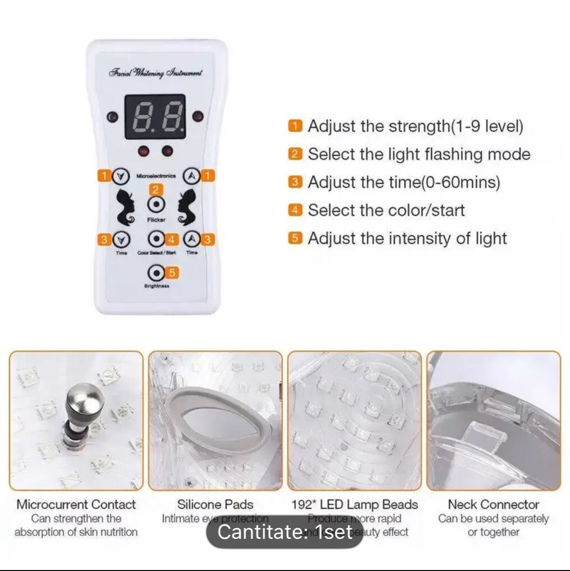 LED Therapy Mask PRO™ – 7-Color Facial & Neck Rejuvenation Device